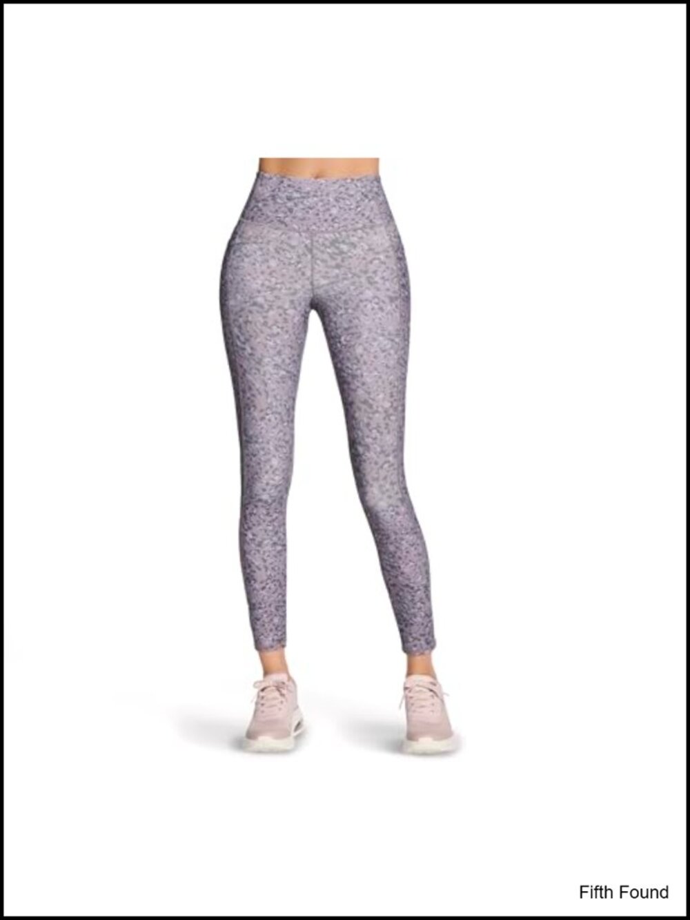 High Waisted Compression Leggings with Side Pockets & Reflective Logo